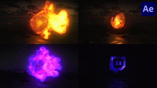 Logo Fire for After Effects