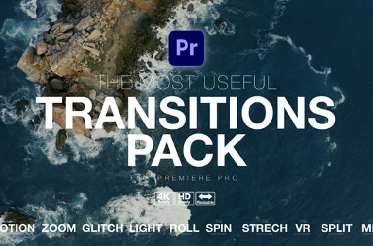The Most Useful Transitions Pack for Premiere Pro