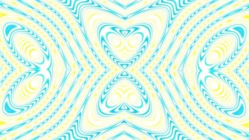 Abstract background Equalizer DJ disco neon led lighting. Kaleidoscope, mandala. 3d render music