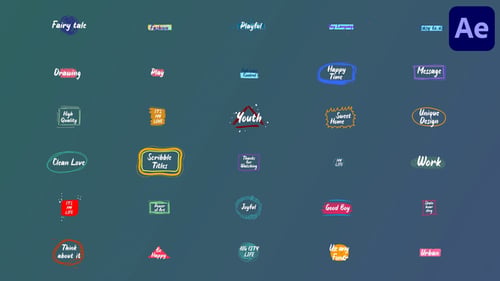 Scribble Titles for After Effects