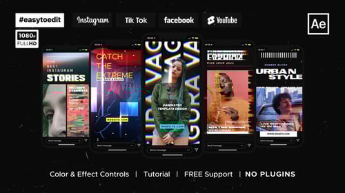 Glitch Instagram Stories