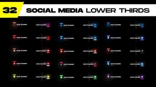Tercios inferiores de redes sociales