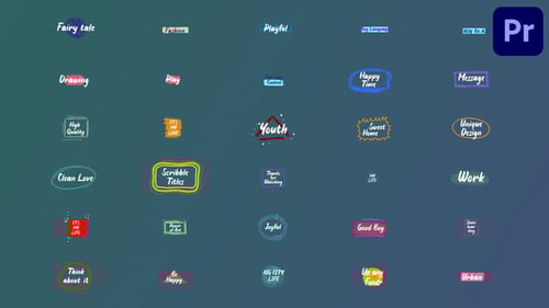 Animated Scribble Titles: Hand-Drawn Text and Dynamic Graphics