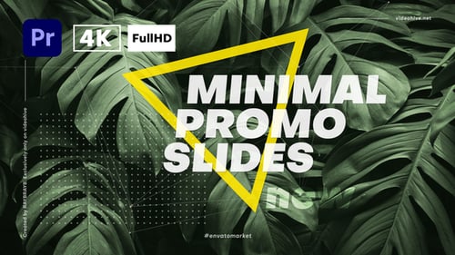 Modern Geometric Promo Slideshow with Clean Typography