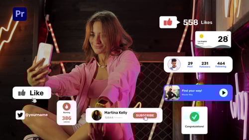Paquete de elementos multimedia para Premiere Pro