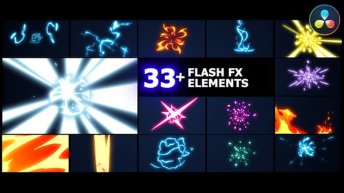 Flash FX Elements Pack | DaVinci Resolve