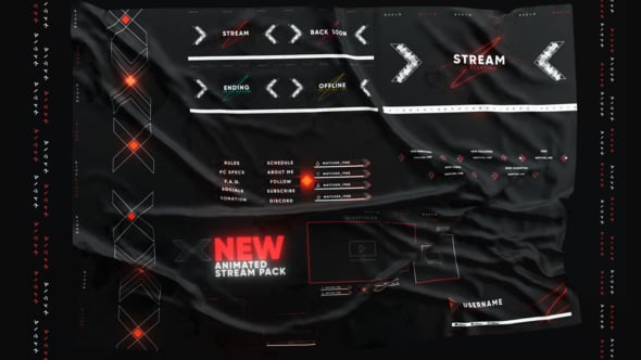 X Stream Package - Overlays, Screens, Broadcast Packages ft. obs ...