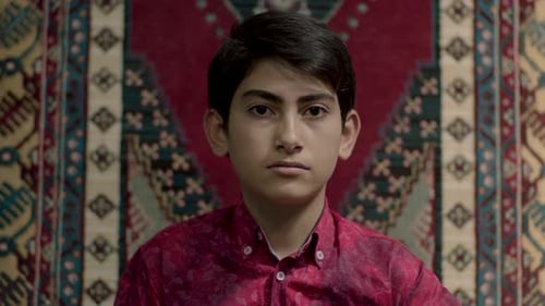 Young Boy Eyes Looking at the Camera