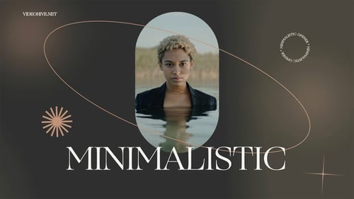 Chic Minimalist Photo Slideshow Opener