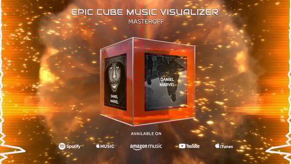 Epic Cube Music Visualizer, Product Promo ft. music visualizer & music ...