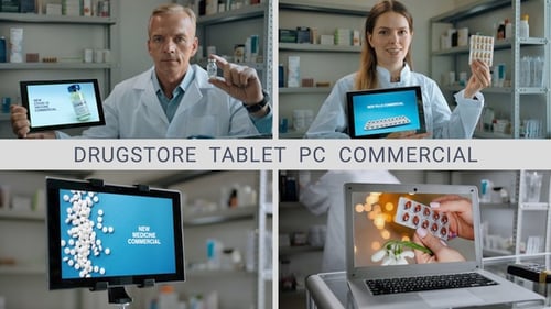 Drugstore Tablet PC Commercial