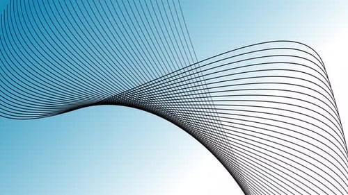 Abstract Flowing Lines Wave Pattern Animated Background