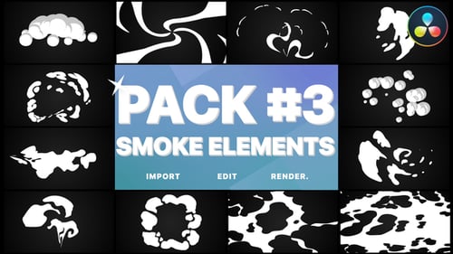 Smoke Elements Pack 03 | DaVinci Resolve
