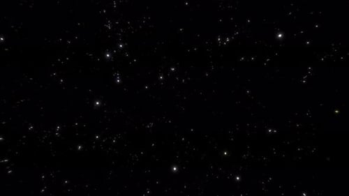 Concept 17-S1 Fliegt durch das Sternenfeld aus dem Weltraum