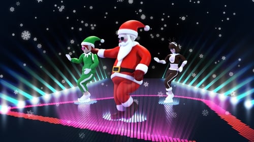 Christmas Dance Party with Santa, Elf, and Reindeer Animation