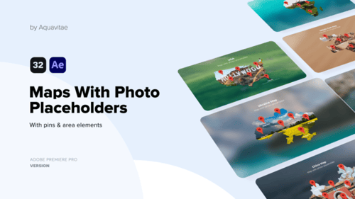 Animated Maps With Photo Placeholder