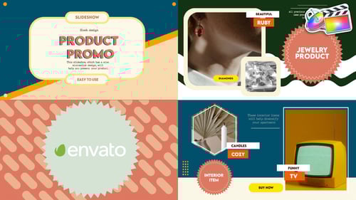 Modern Geometric Product Showcase Slideshow