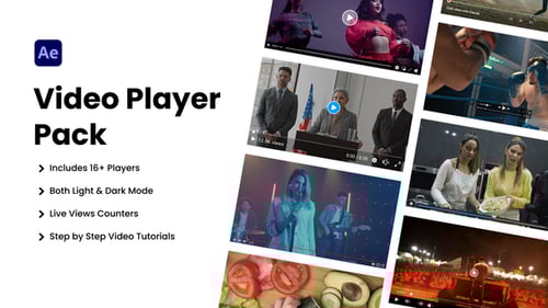 Videoplayer-Paket — YouTube, Vimeo, Facebook, Live usw.