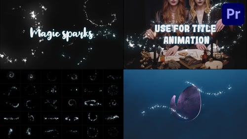 Magical Sparkle Particle Effects for Titles, Transitions, and Logo Reveals