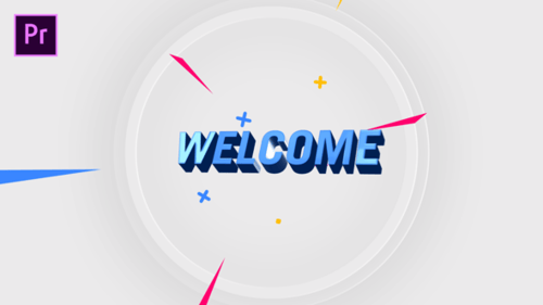 Dynamic 3D Logo Reveal with Abstract Elements Intro