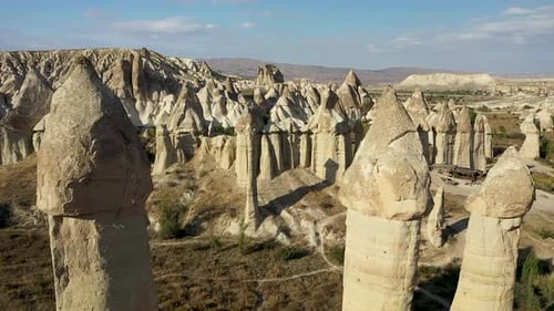 Landscapes of Cappadocia Shot on a Drone Turkey