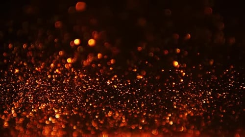 Sparkling Red Bokeh Particles Background Loop