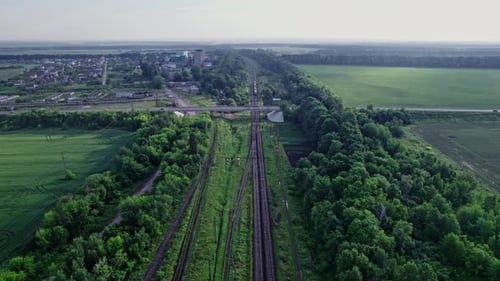 Intersection de jonction pour chemin de fer et voiture