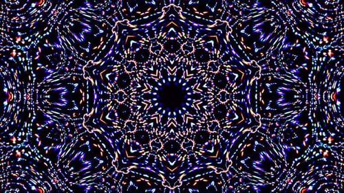 abstract videos that shine, glow light that governs subtle movements in full color