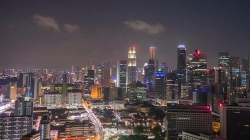 City Night Timelapse