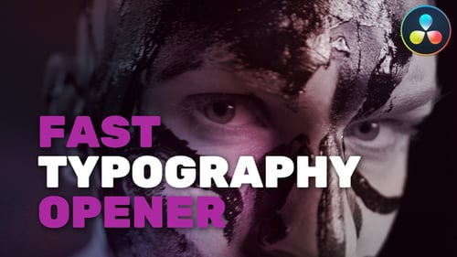 Fast Typography Opener