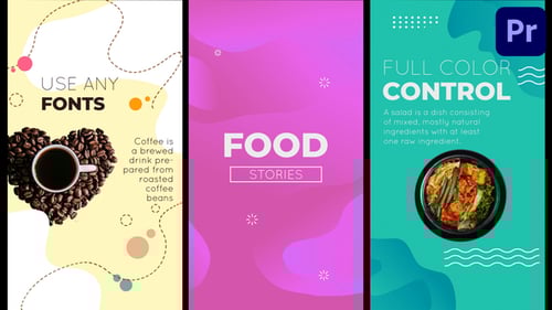 Animated Food Stories Social Media Pack