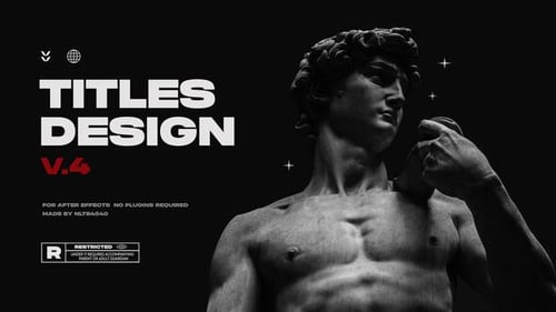 Modern Kinetic Typography Title Animations