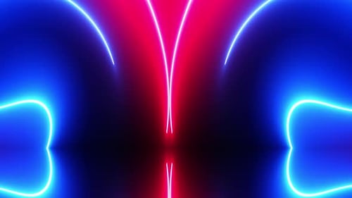 Abstrakter Neon-Hintergrund mit Farbverlauf 4