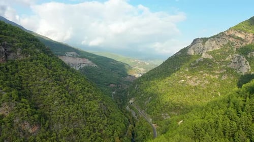 Rivière dans les montagnes d'Alanya, Turquie