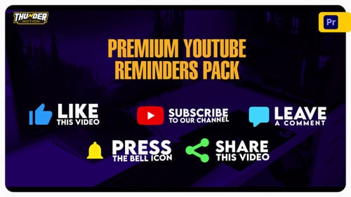 Premium YouTube Reminders Pack