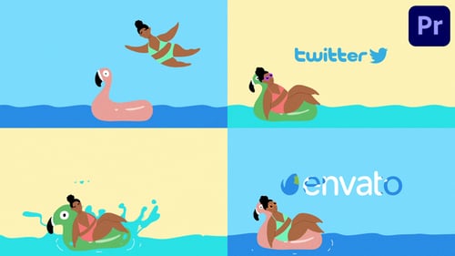 Logo de vacaciones para Premiere Pro