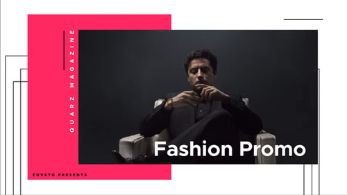 Promotion du magazine de mode