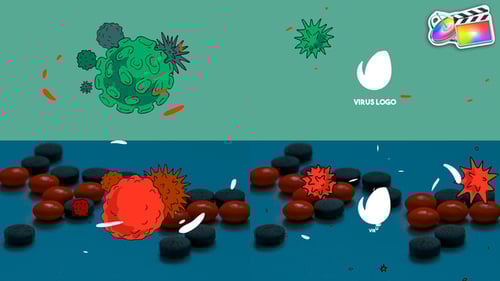 Logo de virus para FCPX