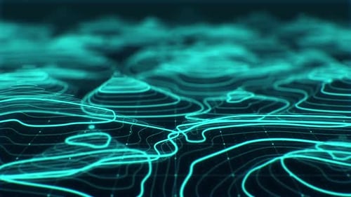 Digital Map Background