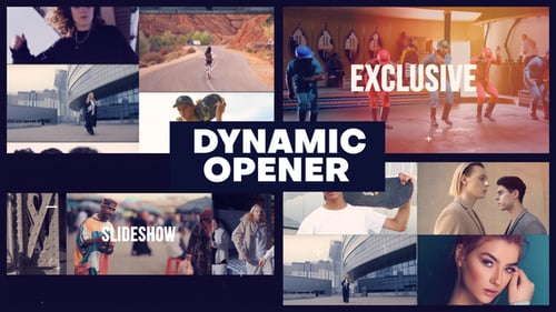 Dynamic Modern Opener with Cinematic Slideshow Transitions