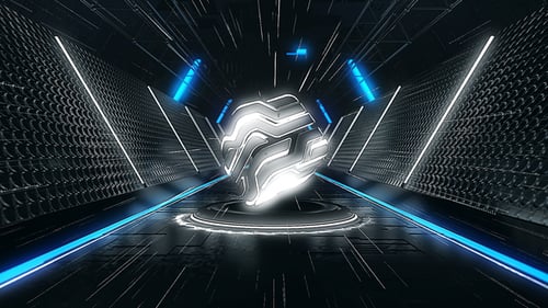 High-Tech Glitch Opener for Gaming Logo Reveal