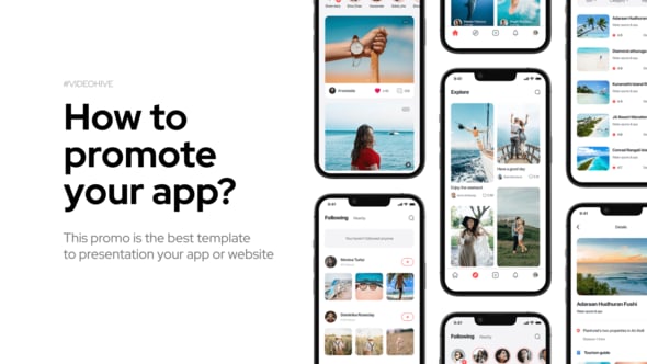 Modern Mobile App UI Presentation Promo, Product Promo ft. mobile app ...