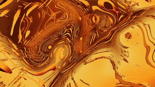 Fließende Kunst Goldene Illusion