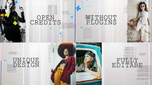 Dynamic Glitch Digital Title Sequence Opener