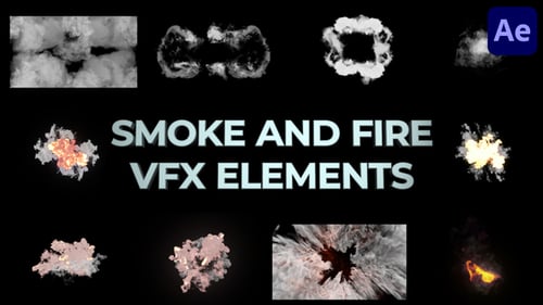 Dynamic Fire, Smoke, and Explosion VFX Elements Pack