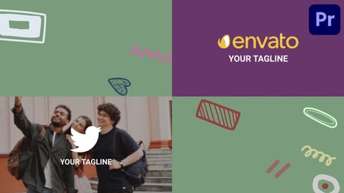 Animated Liquid Wave Logo Reveal and Scene Transition