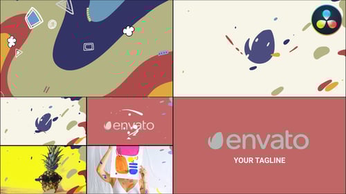 Wave Logo Reveals And Transitions for DaVinci Resolve