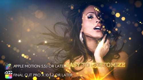 Fashion Glitters Promo - Apple Motion
