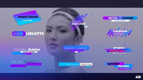 Lower Thirds simples e criativos