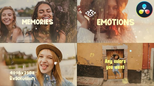 Memories Slideshow | DaVinci Resolve